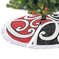 New Zealand Tree Skirt Maori Koru Tino Rangatiratanga Color - Polynesian Pride