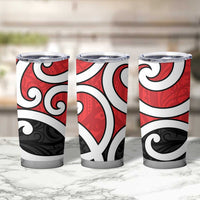 New Zealand Tumbler Cup Maori Koru Tino Rangatiratanga Color - Polynesian Pride