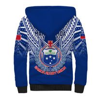 Samoa Rugby Sherpa Hoodie 2023 Go Manu Samoa With Ula Fala Style LT14 - Polynesian Pride