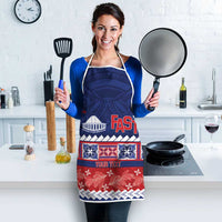 Personalised FAST Samoa Siapo Apron Teuila Flowers Samoan Pattern LT14 - Polynesian Pride