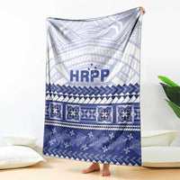 HRPP Samoa Siapo Blanket Teuila Flowers Samoan Pattern - Polynesian Pride