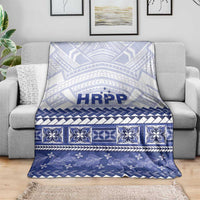 HRPP Samoa Siapo Blanket Teuila Flowers Samoan Pattern - Polynesian Pride