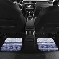 Personalised HRPP Samoa Siapo Car Mats Teuila Flowers Samoan Pattern - Polynesian Pride