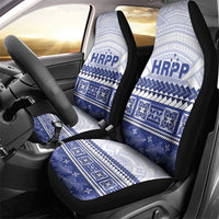HRPP Samoa Siapo Car Seat Cover Teuila Flowers Samoan Pattern - Polynesian Pride