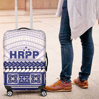 HRPP Samoa Siapo Luggage Cover Teuila Flowers Samoan Pattern - Polynesian Pride