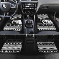 New Zealand Christmas Rugby Personalised Car Mats Meri Kirihimete All Black Maori - Polynesian Pride