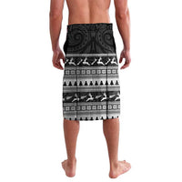 New Zealand Christmas Rugby Personalised Lavalava Meri Kirihimete All Black Maori - Polynesian Pride