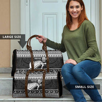 New Zealand Christmas Rugby Personalised Travel Bag Meri Kirihimete All Black Maori - Polynesian Pride