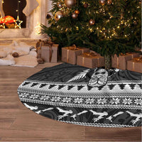 New Zealand Christmas Rugby Tree Skirt Meri Kirihimete All Black Maori - Polynesian Pride