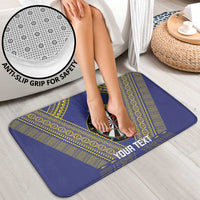 Personalised Niue Darts Bathroom Set Dart Board Hiapo Pattern - Polynesian Pride