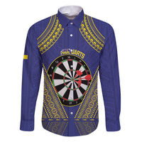 Personalised Niue Darts Family Matching Puletasi and Hawaiian Shirt Dart Board Hiapo Pattern - Polynesian Pride