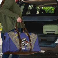 Personalised Niue Darts Travel Bag Dart Board Hiapo Pattern - Polynesian Pride