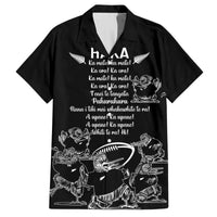 New Zealand Silver Fern Rugby Hawaiian Shirt Haka Aotearoa Kiwi Dance LT14 Black - Polynesian Pride