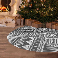 Black Bula Fiji Tree Skirt Unique Masi Tapa Pattern LT14 - Polynesian Pride