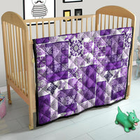 Hawaiian Quilt Quilt Tiki Tropical Retro Purple Version LT14 - Polynesian Pride