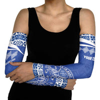 Personalised Tonga Tupou College Toloa Arm Sleeves 160 Years Anniversary Tongan Ngatu Pattern