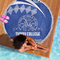 Tonga Tupou College Toloa Beach Blanket 160 Years Anniversary Tongan Ngatu Pattern LT14 - Polynesian Pride