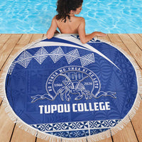 Tonga Tupou College Toloa Beach Blanket 160 Years Anniversary Tongan Ngatu Pattern LT14 - Polynesian Pride