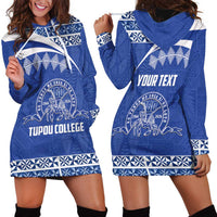 Personalised Tonga Tupou College Toloa Hoodie Dress 160 Years Anniversary Tongan Ngatu Pattern