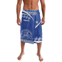 Personalised Tonga Tupou College Toloa Lavalava 160 Years Anniversary Tongan Ngatu Pattern LT14 Blue - Polynesian Pride