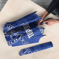 Tonga Tupou College Toloa Umbrella 160 Years Anniversary Tongan Ngatu Pattern LT14 - Polynesian Pride