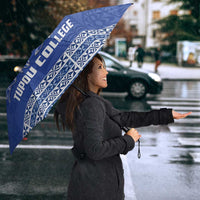 Tonga Tupou College Toloa Umbrella 160 Years Anniversary Tongan Ngatu Pattern LT14 - Polynesian Pride