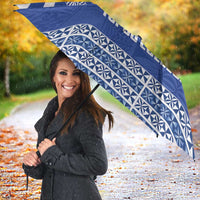 Tonga Tupou College Toloa Umbrella 160 Years Anniversary Tongan Ngatu Pattern LT14 - Polynesian Pride