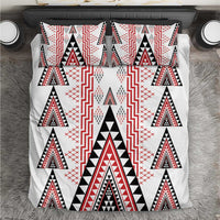 Aotearoa Taniko Bedding Set Niho Taniwha Purapura Whetu Mix Poutama