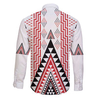 Aotearoa Taniko Family Matching Off Shoulder Short Dress and Hawaiian Shirt Niho Taniwha Purapura Whetu Mix Poutama