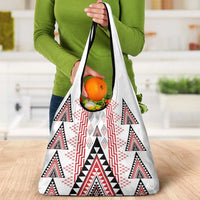 Aotearoa Taniko Grocery Bag Niho Taniwha Purapura Whetu Mix Poutama
