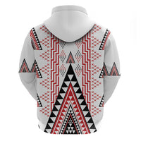 Aotearoa Taniko Hoodie Niho Taniwha Purapura Whetu Mix Poutama