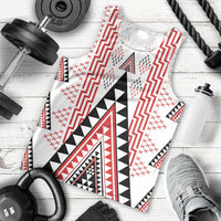 Aotearoa Taniko Men Tank Top Niho Taniwha Purapura Whetu Mix Poutama