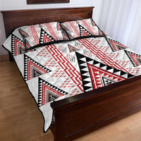 Aotearoa Taniko Quilt Bed Set Niho Taniwha Purapura Whetu Mix Poutama