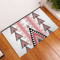 Aotearoa Taniko Rubber Doormat Niho Taniwha Purapura Whetu Mix Poutama LT14 - Polynesian Pride