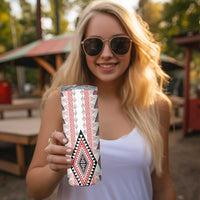 Aotearoa Taniko Skinny Tumbler Niho Taniwha Purapura Whetu Mix Poutama