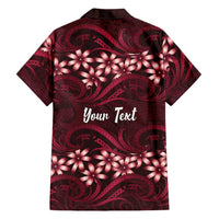 Personalised Cook Islands Mangaia Family Matching Off Shoulder Maxi Dress and Hawaiian Shirt Tiare Maori Polynesian Waves Tattoo