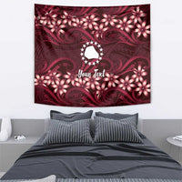 Personalised Cook Islands Mangaia Tapestry Tiare Maori Polynesian Waves Tattoo