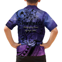 Philippines Father's Day Hawaiian Shirt Polynesian Tattoo Galaxy Vibes LT14 - Polynesian Pride