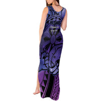 Philippines Father's Day Tank Maxi Dress Polynesian Tattoo Galaxy Vibes LT14 - Polynesian Pride