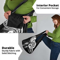 Guam Father's Day Grocery Bag Chamorro Latte Stone Polynesian Pattern