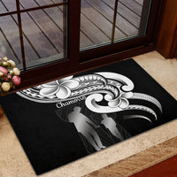 Guam Father's Day Rubber Doormat Chamorro Latte Stone Polynesian Pattern