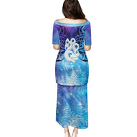 New Zealand Matariki Puletasi Aotearoa Maori New Year Manaia Galaxy Vibes LT14 - Polynesian Pride
