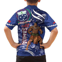 Samoa Independence Day Family Matching Puletasi and Hawaiian Shirt 1962 Proud Samoan Warrior LT14 - Polynesian Pride