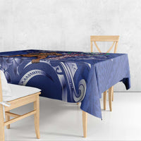 Samoa Independence Day Tablecloth 1962 Proud Samoan Warrior