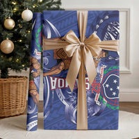 Samoa Independence Day Wrapping Paper 1962 Proud Samoan Warrior - Polynesian Pride