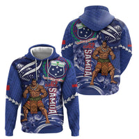 Samoa Independence Day Zip Hoodie 1962 Proud Samoan Warrior