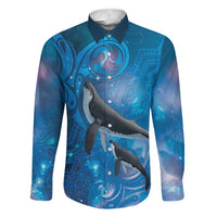 Paikea New Zealand Matariki Family Matching Short Sleeve Bodycon Dress and Hawaiian Shirt Humpback Whale Taniko Motifs Ocean Vibes