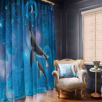 Paikea New Zealand Matariki Window Curtain Humpback Whale Taniko Motifs Ocean Vibes
