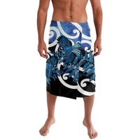 Piwakawaka New Zealand Matariki Lavalava Maori New Year Silver Fern Blue Galaxy LT14 Blue - Polynesian Pride