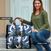 Piwakawaka New Zealand Matariki Travel Bag Maori New Year Silver Fern Blue Galaxy